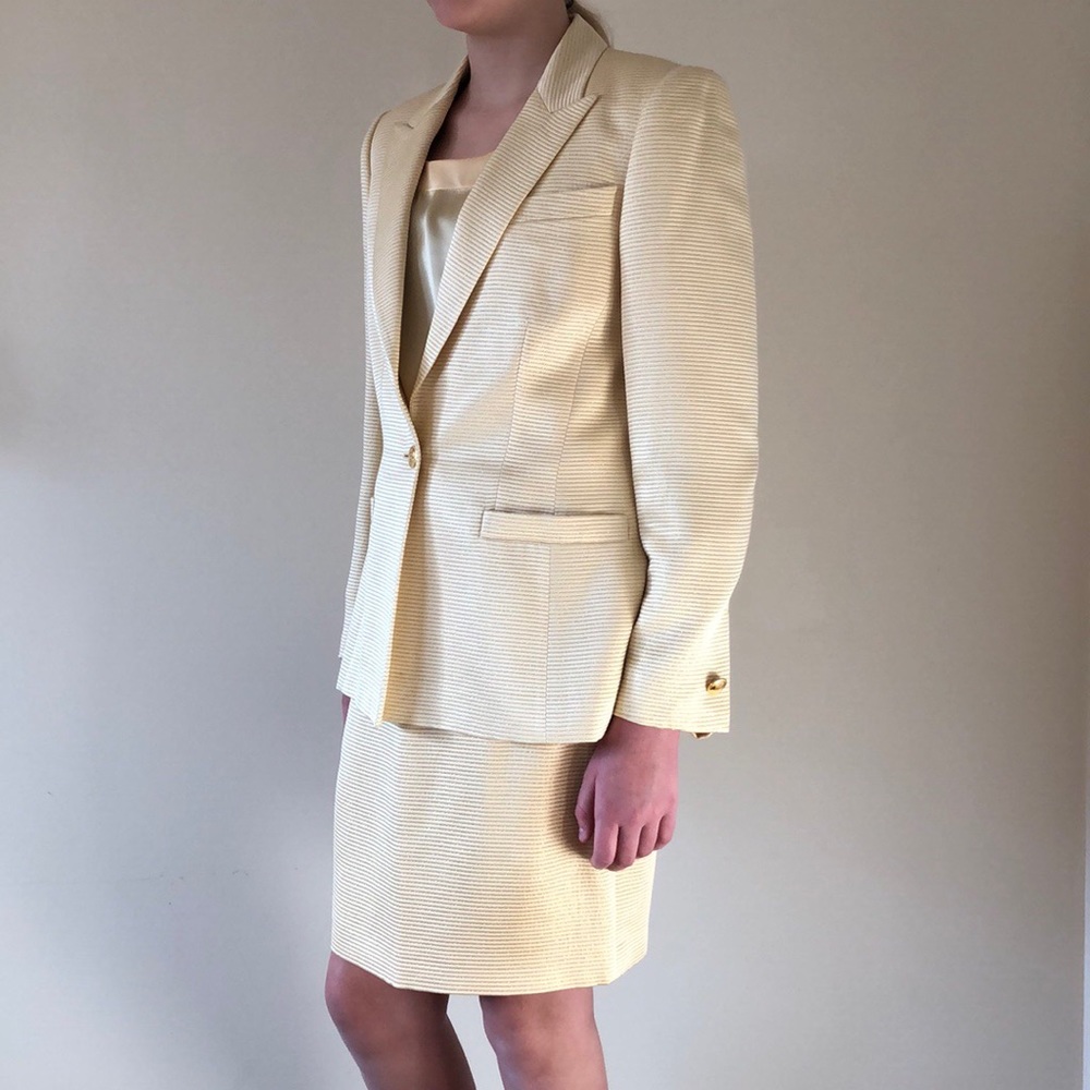 Escada silk suit set